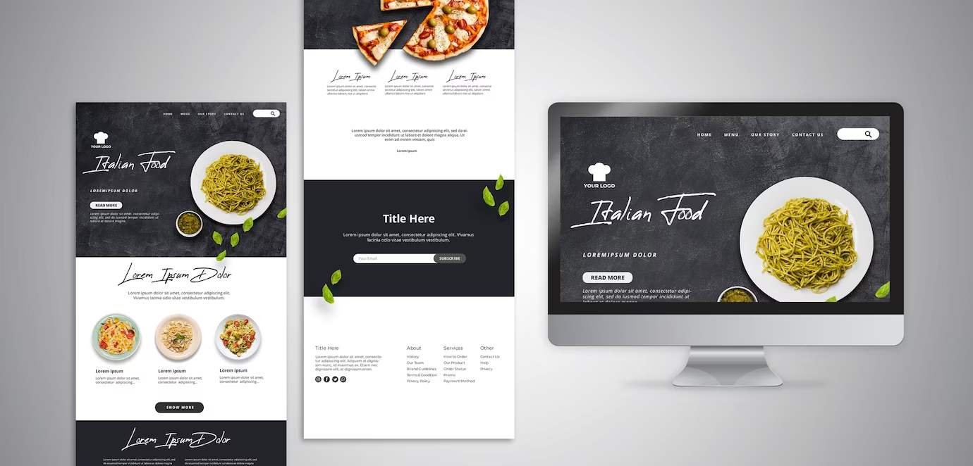Bespoke website design for a specific set of users and purpose